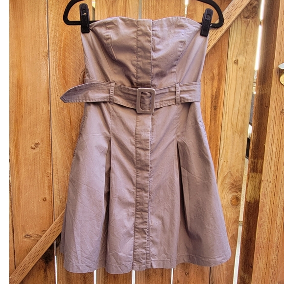 Moon Collection Dresses & Skirts - Moon Collection 🖤 Gray Strapless Dress Sz Small